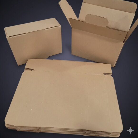 Boxes Other - 🔥$7 SALE (10) Brown Corrugated Shipping Mailing Boxes 9"x6.5"x 3"
